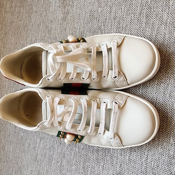 Gucci Womens Ace Spike Shoe - Picture 5 of 5
